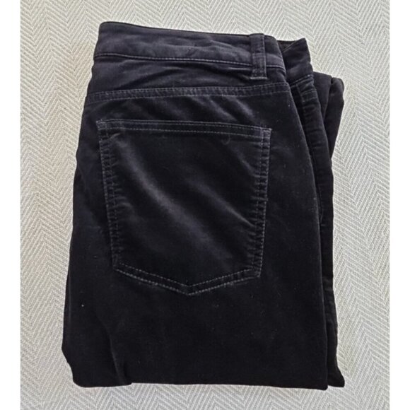 Talbots Flawless Five-Pocket Jeans Women's 12 (34x28) Black Velour Jeggings EUC - Picture 14 of 14